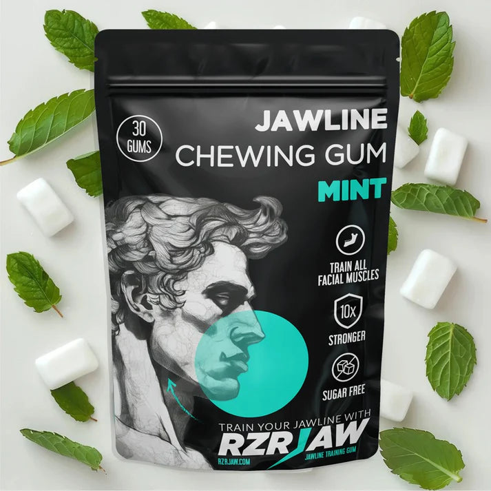 Jawline Chewing Gum (Mint) - Beginner Level